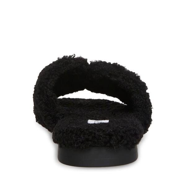 Steve Madden Seek Women's Slippers Black | SM-081PZ