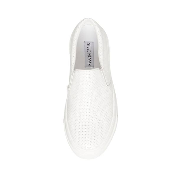 Steve Madden Shuffle Women's Sneakers White | SM-521UT