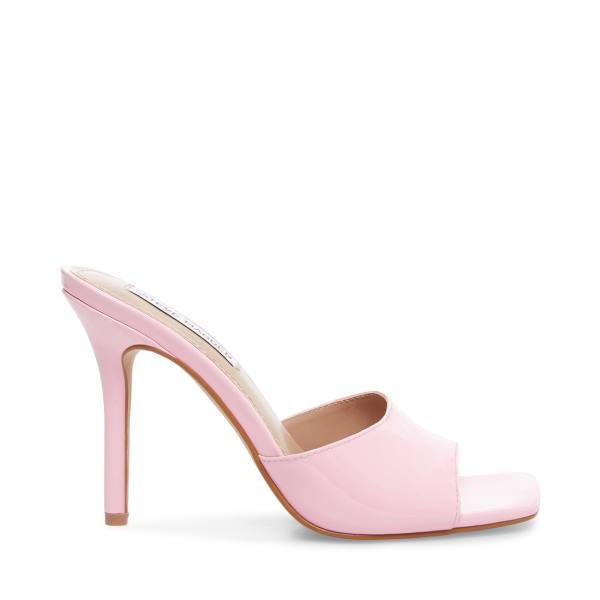 Steve Madden Signal Patent Women\'s Heels Pink | SM-437QF