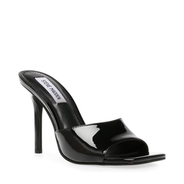 Steve Madden Signal Patent Women's Heels Black | SM-715OW