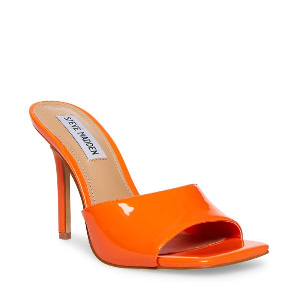 Steve Madden Signal Patent Women's Heels Orange | SM-960JK