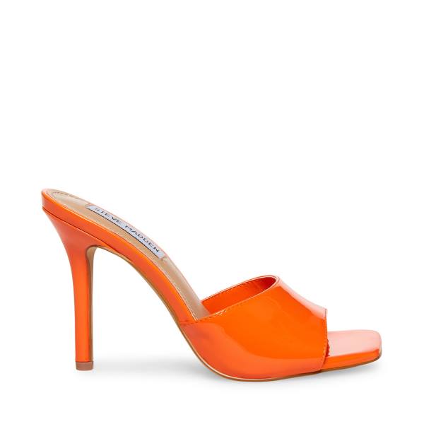 Steve Madden Signal Patent Women\'s Heels Orange | SM-960JK