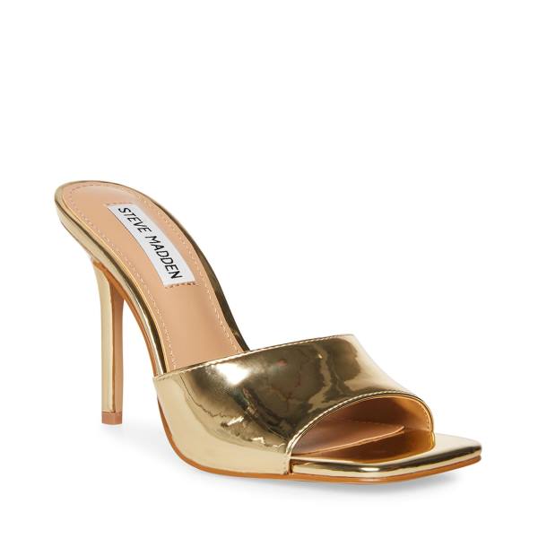 Steve Madden Signal Women's Heels Gold | SM-468XJ