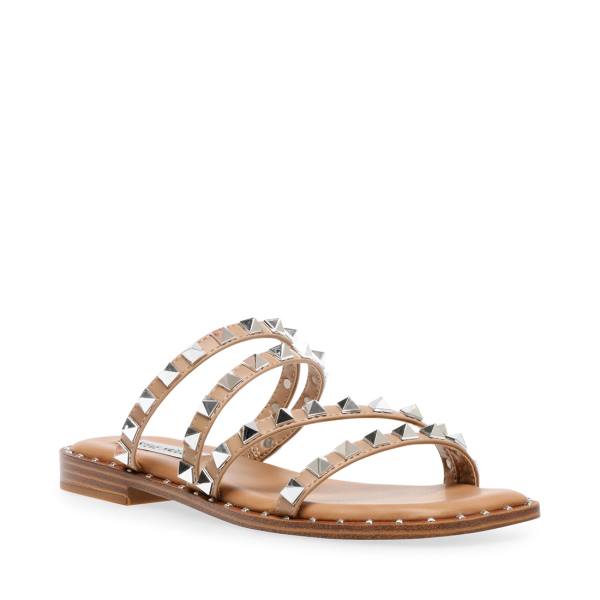 Steve Madden Skyler Tan Women's Sandals Brown | SM-247OM