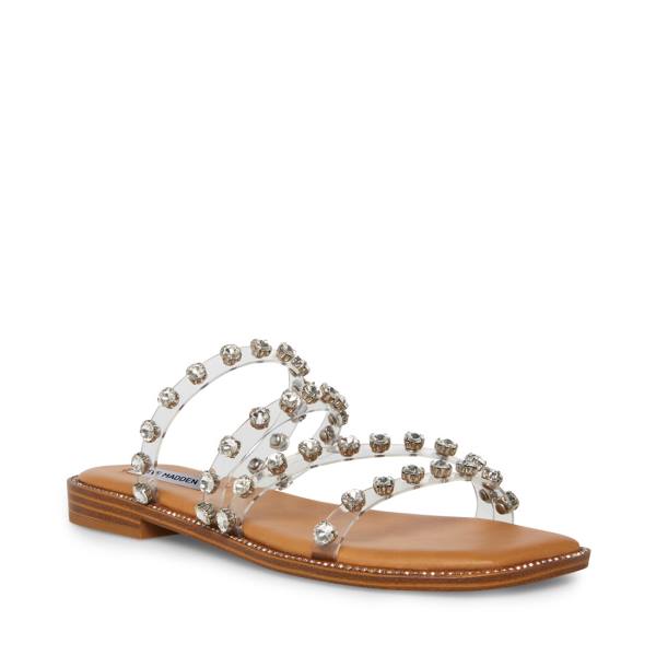 Steve Madden Skyler Women's Sandals Clear | SM-568LE