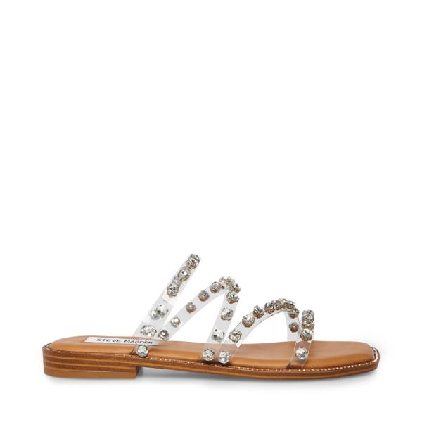 Steve Madden Skyler Women\'s Sandals Clear | SM-568LE