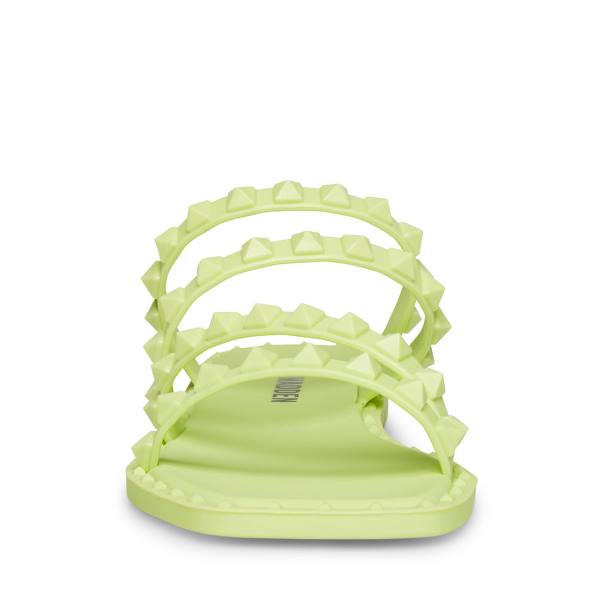 Steve Madden Skyler-j Lime Women's Sandals Light Green | SM-051TJ