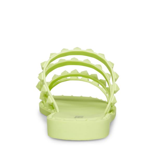 Steve Madden Skyler-j Lime Women's Sandals Light Green | SM-051TJ