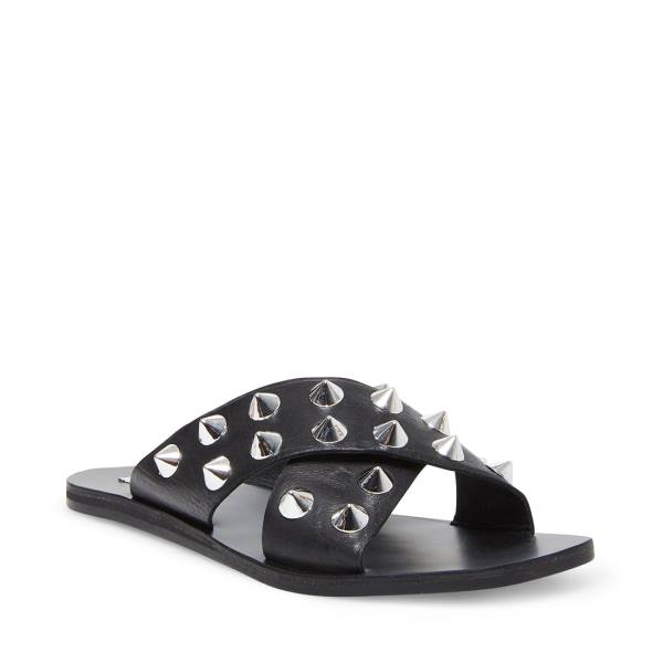 Steve Madden Spiked Women's Sandals Black Multicolor | SM-435CA