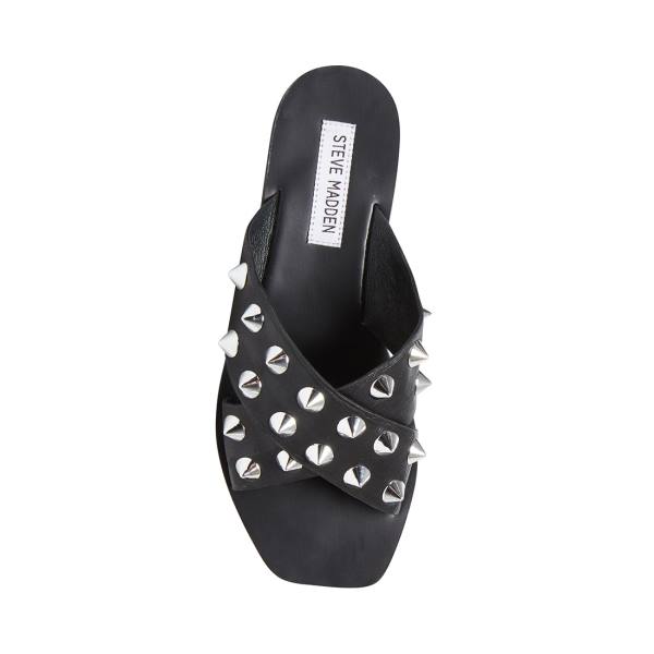 Steve Madden Spiked Women's Sandals Black Multicolor | SM-435CA