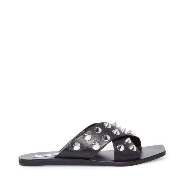 Steve Madden Spiked Women\'s Sandals Black Multicolor | SM-435CA