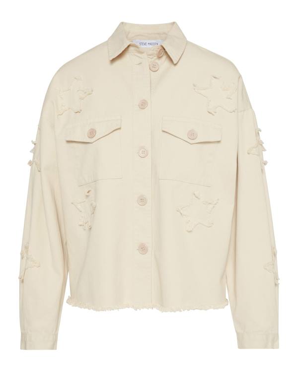 Steve Madden Star Women's Jackets Beige | SM-375TA