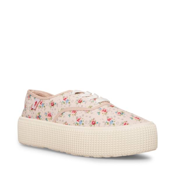 Steve Madden Stream Blush Women's Sneakers Pink Multicolor | SM-568FG