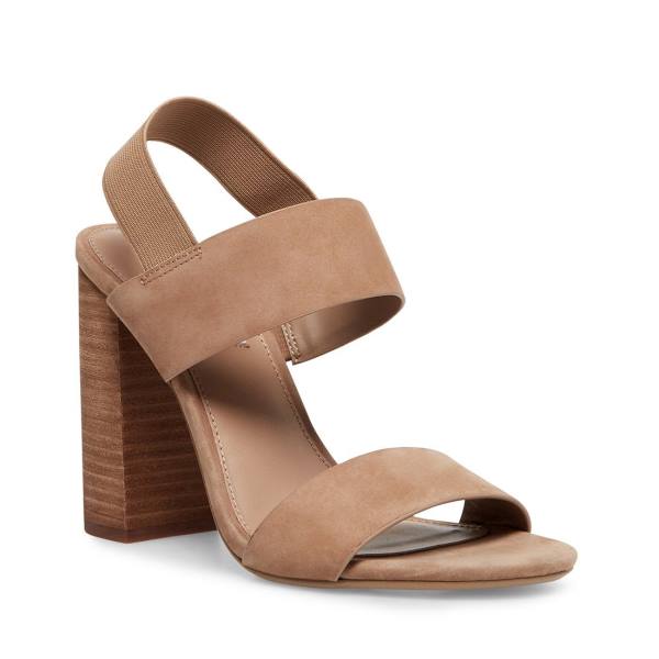 Steve Madden Sunbeam Tan Women's Heels Brown | SM-193HL