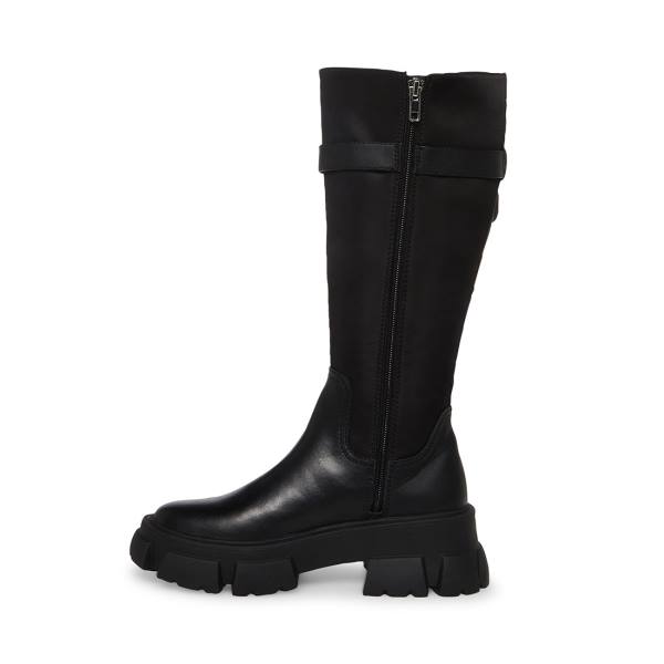 Steve Madden Tatum Women's Boots Black | SM-513LT