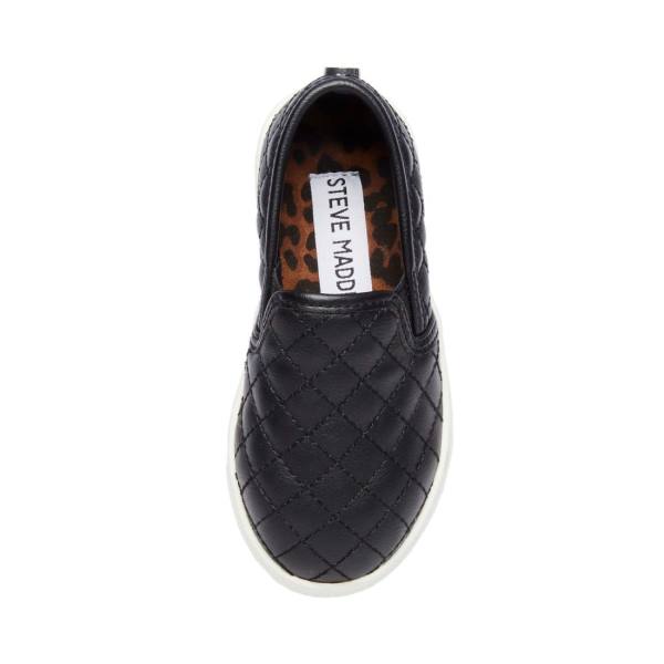 Steve Madden Tecntrcq Kids' Loafers Black | SM-825YA