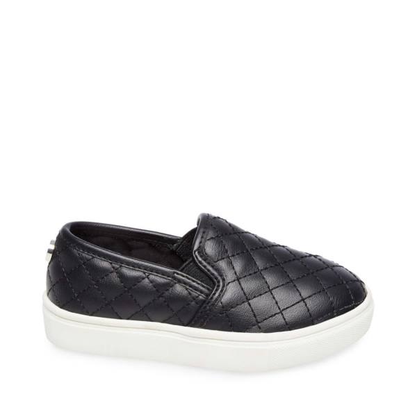 Steve Madden Tecntrcq Kids\' Loafers Black | SM-825YA