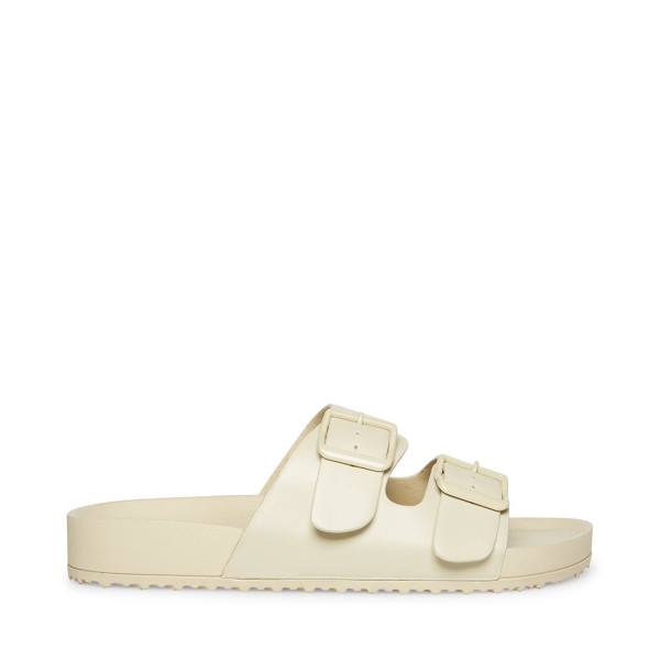 Steve Madden Teddy-t Bone Women's Sandals Beige | SM-510ZE