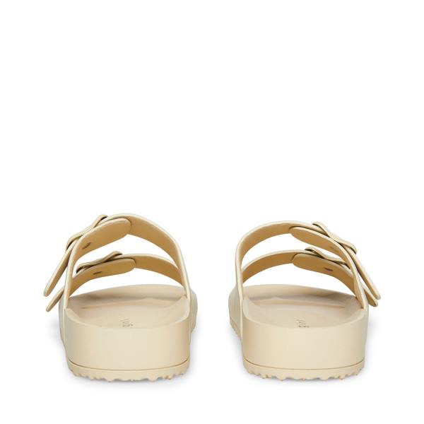 Steve Madden Teddy-t Bone Women's Sandals Beige | SM-510ZE