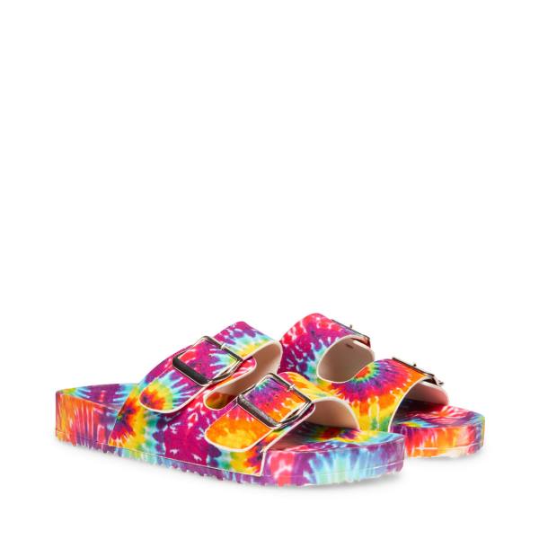 Steve Madden Teddy-t Bright Women's Sandals Light Multicolor | SM-734QT