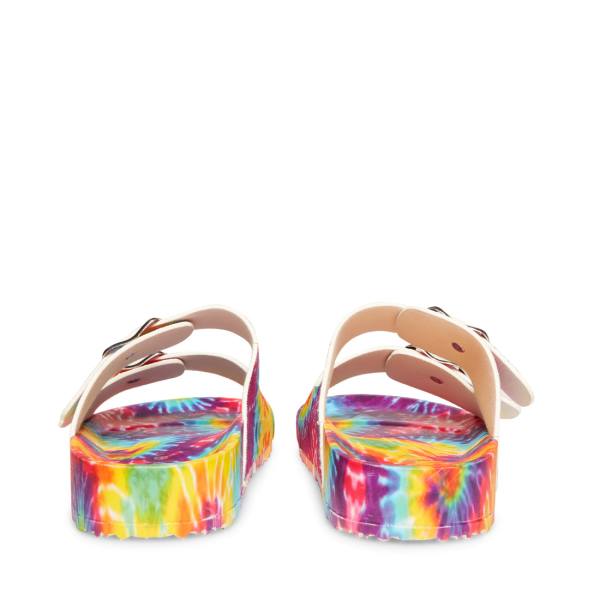 Steve Madden Teddy-t Bright Women's Sandals Light Multicolor | SM-734QT