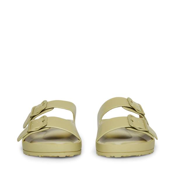 Steve Madden Teddy-t Sage Women's Sandals Grey Olive | SM-806GM