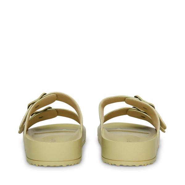 Steve Madden Teddy-t Sage Women's Sandals Grey Olive | SM-806GM