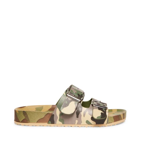 Steve Madden Teddy-t Women's Sandals Camouflage | SM-895WB