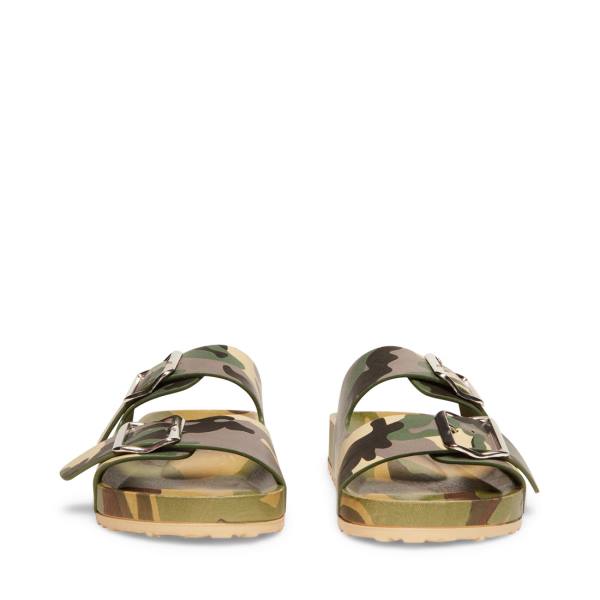 Steve Madden Teddy-t Women's Sandals Camouflage | SM-895WB