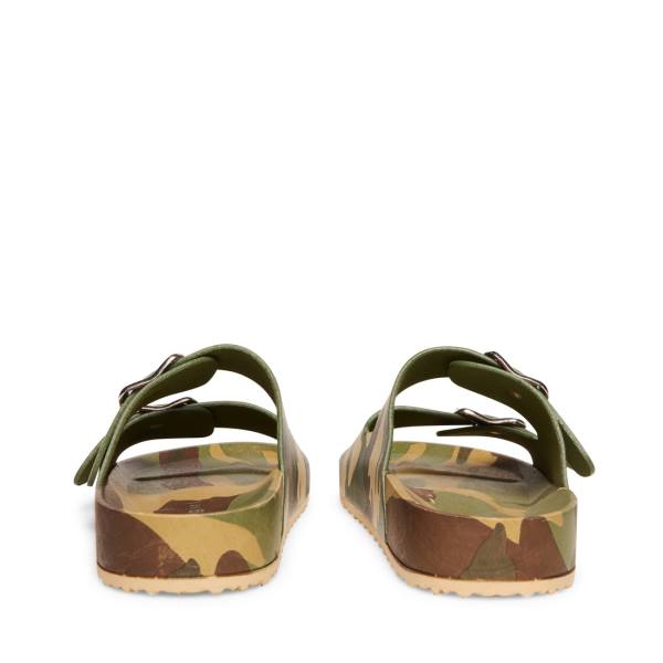 Steve Madden Teddy-t Women's Sandals Camouflage | SM-895WB