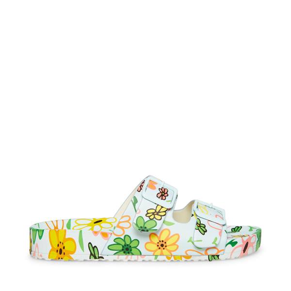 Steve Madden Teddy-t Women's Sandals Flower | SM-754AM