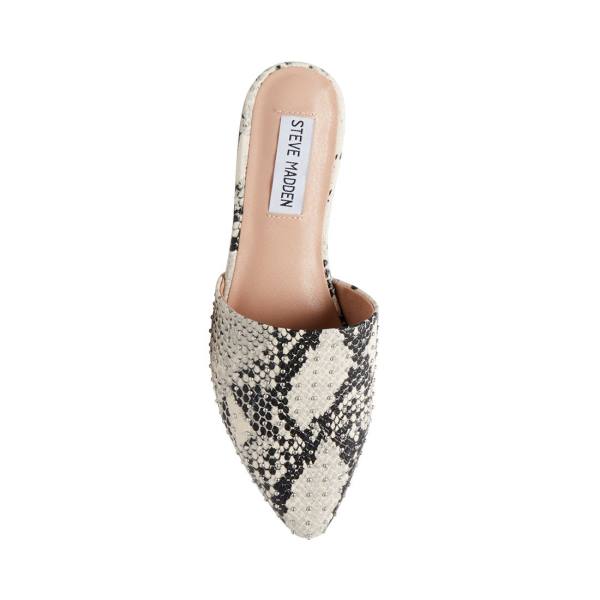 Steve Madden Tempting Snake Women's Flat Shoes Multicolor Snake | SM-892AR