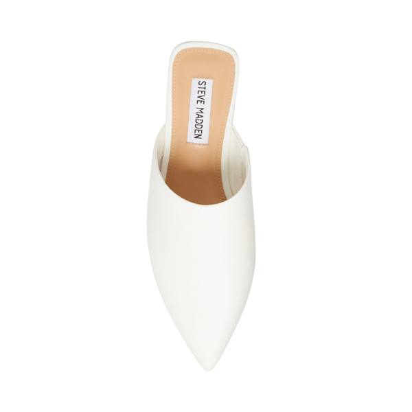 Steve Madden Tiff Women's Flat Shoes White | SM-204RI