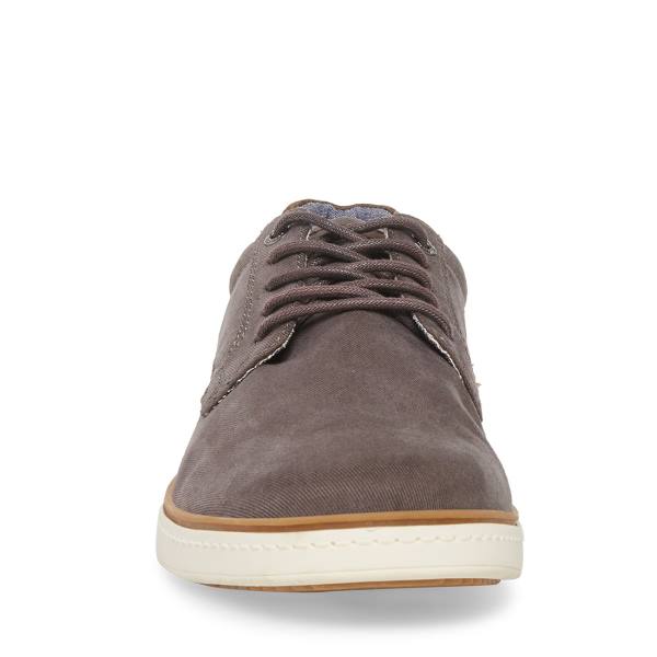 Steve Madden Tom Fabric Men's Sneakers Grey | SM-574KL