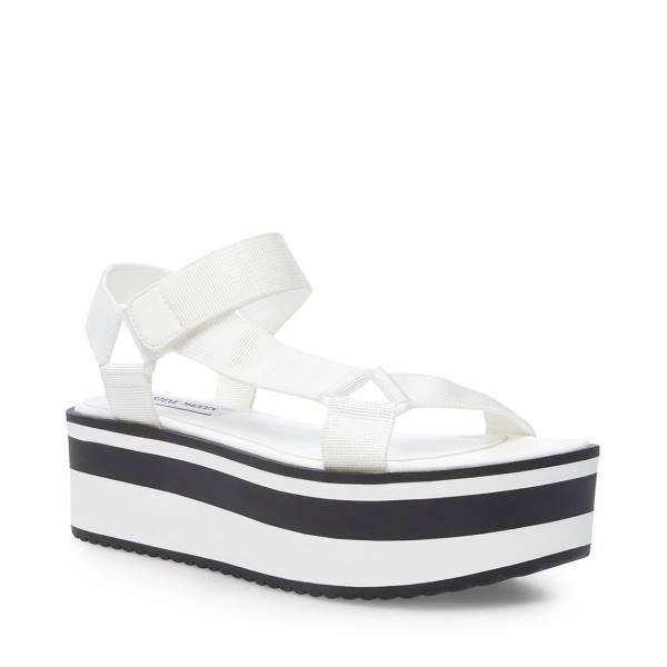 Steve Madden Toni Women's Sandals White | SM-713VE