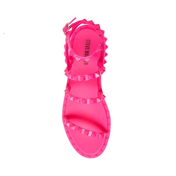 Steve Madden Travel-j Women's Sandals Pink | SM-689VK