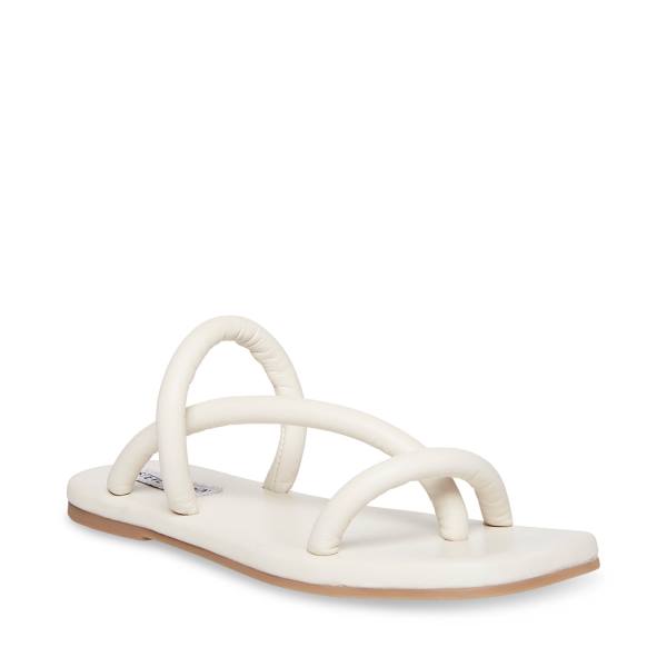 Steve Madden Tropic Natural Women's Sandals Beige | SM-241XJ