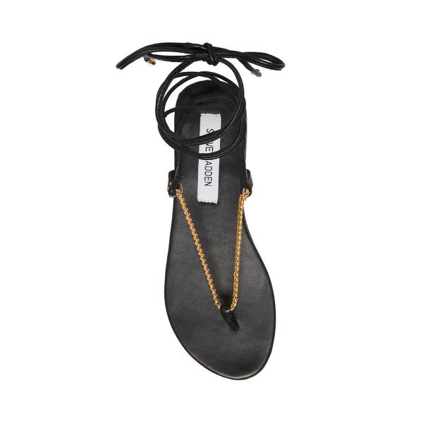 Steve Madden Tyra Women's Sandals Black | SM-457UA