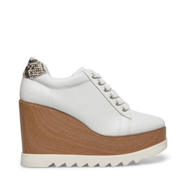 Steve Madden Unglazed Women\'s Sneakers White Multicolor | SM-403LM