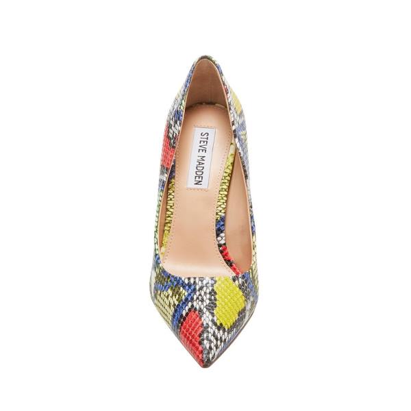 Steve Madden Vala Bright Snake Women's Heels Light Multicolor | SM-365EX