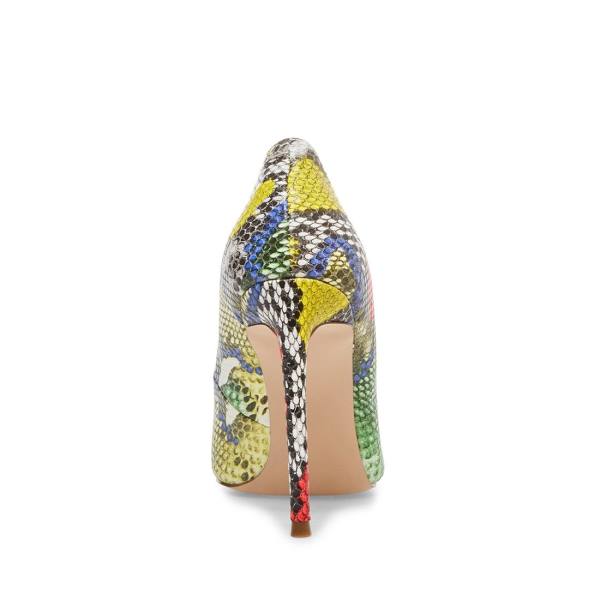 Steve Madden Vala Bright Snake Women's Heels Light Multicolor | SM-365EX