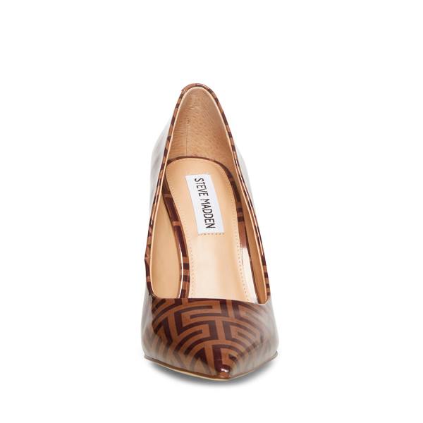 Steve Madden Vala Camel Women's Heels Brown | SM-920JC