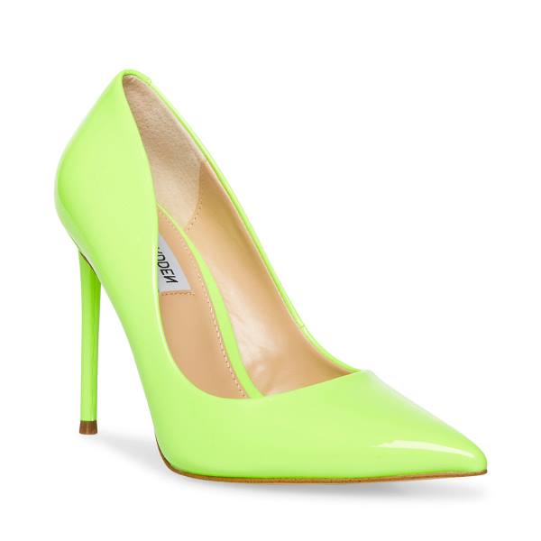 Steve Madden Vala Lime Women's Heels Light Green | SM-150FK