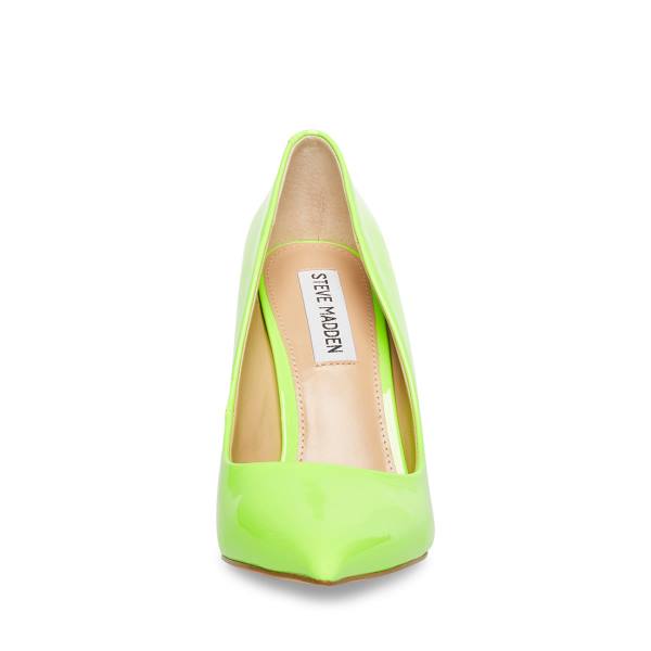 Steve Madden Vala Lime Women's Heels Light Green | SM-150FK