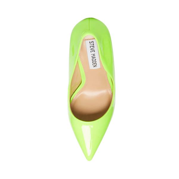 Steve Madden Vala Lime Women's Heels Light Green | SM-150FK