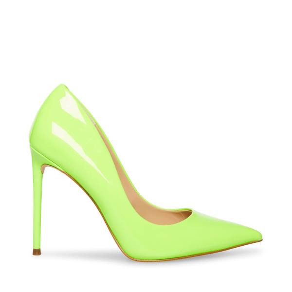 Steve Madden Vala Lime Women\'s Heels Light Green | SM-150FK