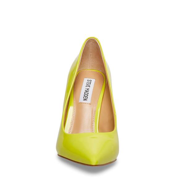 Steve Madden Vala Women's Heels Yellow | SM-012OK