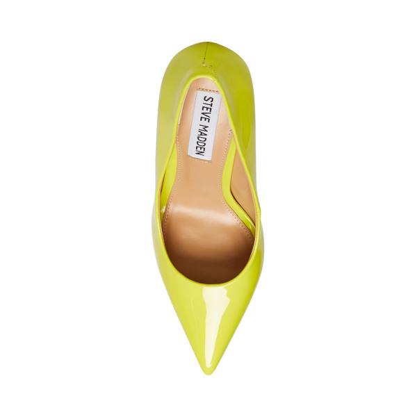 Steve Madden Vala Women's Heels Yellow | SM-012OK