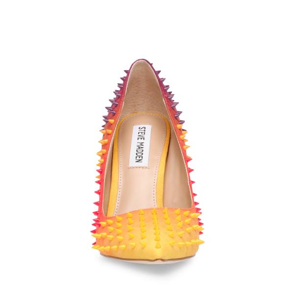 Steve Madden Vala-s Women's Heels Orange Multicolor | SM-560MD