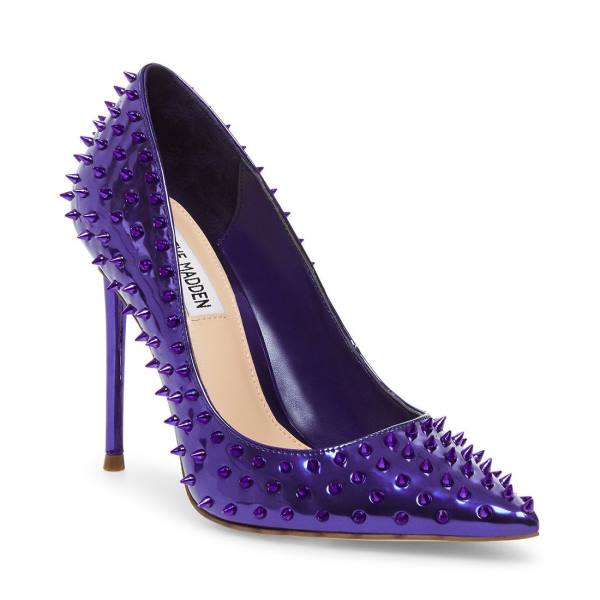 Steve Madden Vala-s Women's Heels Purple | SM-570QY